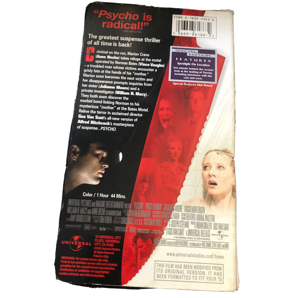 Psycho VHS (2000) - Picture 2 of 4